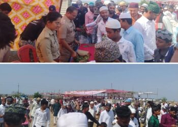 नळदुर्ग शहरात ‘ईद-उल-अजहा’ उत्साहात साजरी; पोलीस प्रशासनाकडून मुस्लीम बांधवांना शुभेच्छा!