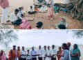 मौजे गुळहाळी येथे ‘गोणपाट’ पद्धतीने सोयाबीन बीज उगवण क्षमता तपासणीचे प्रात्यक्षिक