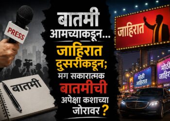 “बातमी आमच्याकडून… जाहिरात दुसरीकडून; मग सकारात्मक बातमीची अपेक्षा कशाच्या जोरावर?”
