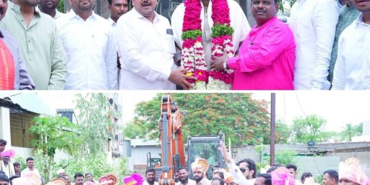 मल्हार पाटील यांच्या वाढदिवसानिमित्त विकासाची भेट! प्रभाग क्रमांक २० मध्ये रस्ते विकासाचे भूमिपूजन