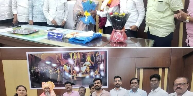 “प्रामाणिक सेवेचा गौरव.. नगराध्यक्ष नेहा राहुल काकडे यांच्या हस्ते सेवानिवृत्त सेवक रसूल शेख यांचा सन्मान”