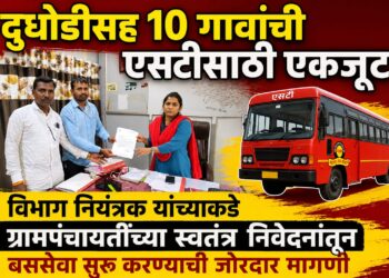 दुधोडीसह १० गावांची एसटीसाठी एकजूट ग्रामपंचायतींच्या स्वतंत्र निवेदनांतून बससेवा सुरू करण्याची मागणी