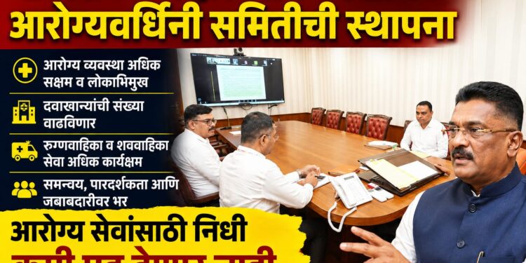 जिल्हास्तरीय एकात्मिक आरोग्यवर्धिनी समितीची स्थापना
