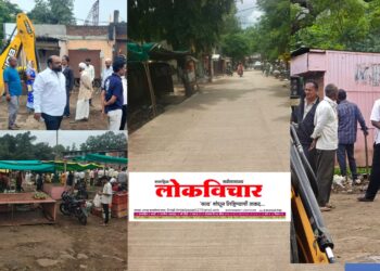 देशपांडे स्टँड परिसरातील रस्त्याने घेतला मोकळा श्वास
