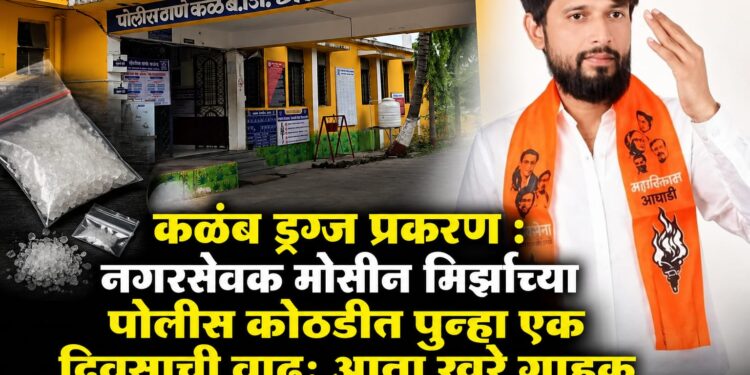 नगरसेवक मोसीन मिर्झाच्या पोलीस कोठडीत पुन्हा एक दिवसाची वाढ