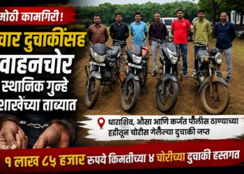 चार दुचाकींसह वाहनचोर स्थानिक गुन्हे शाखेच्या ताब्यात