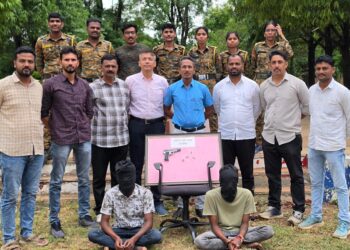 पिस्टल-काडतुसांसह दोन आरोपी जेरबंद