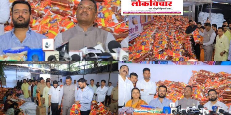शेतकऱ्यांची दिवाळी गोड करण्यासाठी पालकमंत्री प्रताप सरनाईक सरसावले